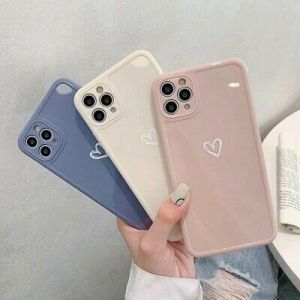 KOKY Girly Heart Case For iPhone 11 Pro Max 12 XR 8 7 SE Shockproof Soft TPU Cover