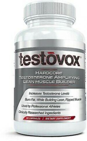 KOKY Testovox Extreme Anabolic Testosterone Booster & Muscle Builder, 60 Capsules
