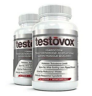 KOKY 2x Testovox Hardcore Anabolic Muscle Builder, Testosterone Booster, 60 Capsules