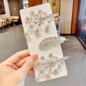 KOKY תכשיטים/Accessories Fashion Women Leaf Feather Hair Clip Hairpin Barrette Bobby Pin Hair Accessories