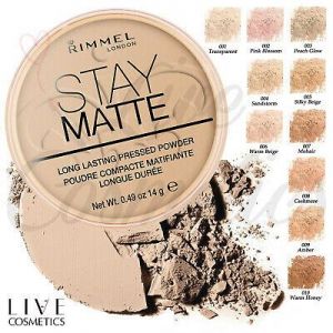KOKY RIMMEL STAY MATTE LONG LASTING PRESSED POWDER **CHOOSE YOUR SHADE**