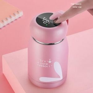 320ml Thermos Water Bottle Temperature Display Thermo Cup 304 Stainless Steel Smart Display Temperature Vacuum Flasks Mug Bottles 