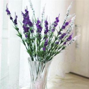 KOKY ציוד של הבית/חדר שינה/מטבח 5 Colors 38cm Artificial Lavender Simulation Lavender Silk Flower Home Wedding Decor
