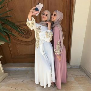 KOKY מוצרים של מוסלמים Ramadan Kaftan Dubai Abaya Turkey Muslim Women Hijab Dress Islam Caftan Marocain Dresses Vestidos Eid Mubarak Robe Femme Abayas