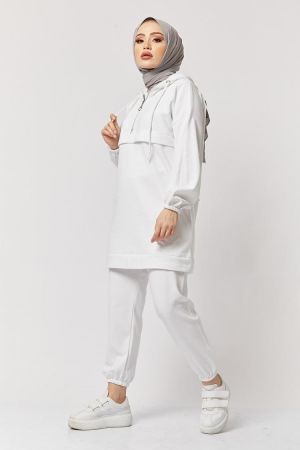 KOKY מוצרים של מוסלמים Women&#x27;s Half Zipper Sports muslim clothing muslim sets plus size dress turkish dress autumn hijab moroccan tagine long
