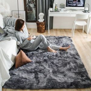 Motley Plush Carpets For Living Room Soft Fluffy Rug Home Decor Shaggy Carpet Bedroom Sofa Coffee Table Floor Mat Cloakroom Rugs
