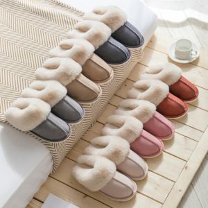 KOKY נעליים 2021 New Women Indoor Slippers Warm Plush Home Slipper Anti Slip Autumn Winter Shoes House Floor Soft Slient Slides