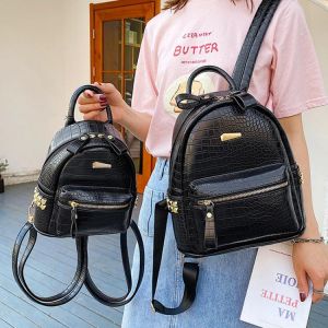 KOKY תיקים Fashion Women Leather Backpack Ladies Small Travel Bag School Backpacks for Teenage Girls 2021 Shoulder Bags Mochila Feminina