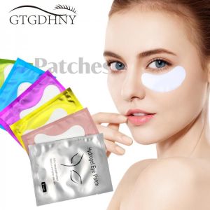 KOKY פיוטי 200/50 Pairs Patches for Building Hydrogel EyePads Eyelash Extension Lint Free Under Eye Gel Patches Mask Make-Up Supplies