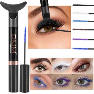 KOKY פיוטי 6 Color Mascara Colorful Slender Mascara Long Lasting Waterproof Thick Curling Not Easy To Smudge Party Use Make-Up Eyelashes