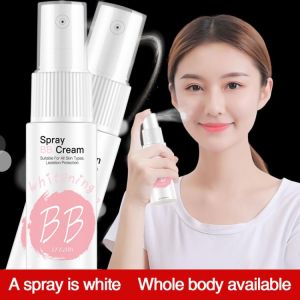1Pc 20ml Facial Body Whitening Moisturizing Waterproof Spray BB cream Liquid Foundation Makeup Leg Arm Whitening Spray TSLM1