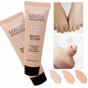 KOKY פיוטי 1Pc Natural Brighten Liquid Foundation BB Cream Base Makeup Concealer Long Lasting Face Whitening 3 Skin Color TSLM1
