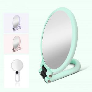 Makeup Mirror Hand Mirror 2/5/10/15X Magnifying Portable Folding Double Sided Round Shape Vanity Mirror Compact Round Mirror