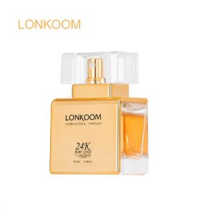 LONKOOM mini parfum 24K EDP Perfume For Men  Women Sample 10ml Long Lasting Fragrances Atomizer Deodorants pads for armpits