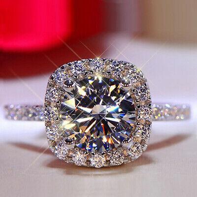 KOKY תכשיטים/Accessories Women Jewelry 925 Silver Rings White Sapphire Wedding Engagement Rings Size 6-10